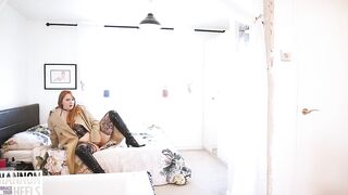 Hoe Mum   Daughter Compete for Dad's CUM - Shannon Heels