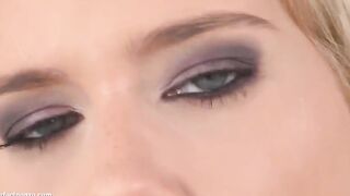 sexy solo chick Tracy Gold masturbating finger fucked on Gives Me Pink