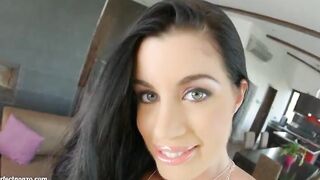 Crazy Hot Cutie solo chick April Blue masturbating on Gives Me Pink gonzo style
