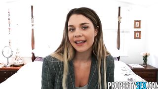 PropertySex Goddess Real Estate Agent With Long Boobies Bangs Client