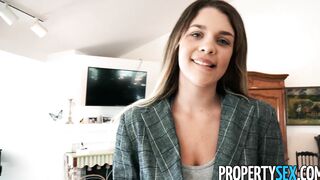 PropertySex Goddess Real Estate Agent With Long Boobies Bangs Client