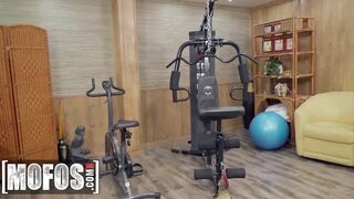 Mofos - Ember Snow Builds Up An Appetite For Dick During Her Workout So Alex Legend Fills Her Cunt