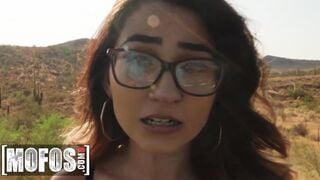 Mofos - Callie Jacobs Blows Scott Nails' Penis Inside Return For The Riding He Gave Her