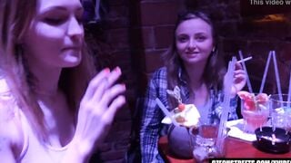 Foursome Nailed inside Czech Streets !!
