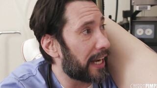 Doctor Gets Caught Finger Fucking His Skinny hot Blonde Patient. Busted! A New Series From Cherrypimps!