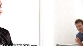 Step-son Caught Jerking Off Inside Step-Milf's Undies - MommyBlowsBest