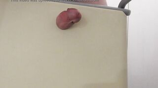 Man fucks a CHAIR and ejaculates all over
