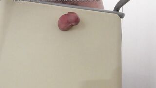 Man fucks a CHAIR and ejaculates all over