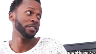 Slender african 18 yo Lexxi Deep anal banged by bbc and sex toy