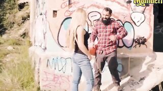 CHICASLOCA - Super Outdoor Fucked for Gigantic Ass Blonde Helena Valentine