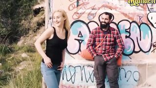 MAMACITAZ - Helena Valentine, Miguel Zayas - Mountain Man Fucks Cutie Blonde