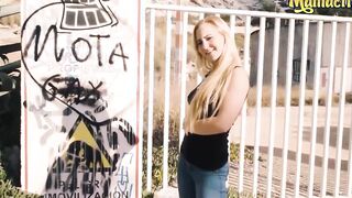 MAMACITAZ - Helena Valentine, Miguel Zayas - Mountain Man Fucks Cutie Blonde