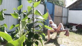 I caught my next door masturbating furiously outdoors