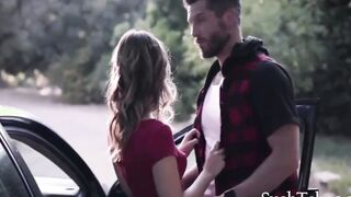 Teenie Fucked! By Pervert Man On Highway