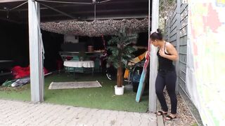 AMATEUREURO - Gigantic Ass German Housewife Public Vagina Banged!