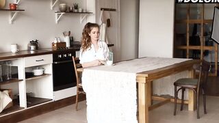 DOEGIRLS - (Mary Rock) - Long Ass 19 Year Older Masturbating In The Kitchen