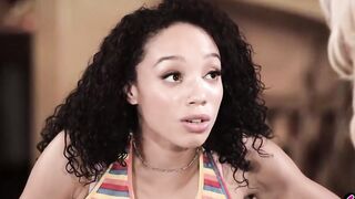Stepaunt dominates african teens Alexis Tae after she moved in