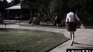 ADULT TIME - Cutie Cadey Mercury Loses her Virginity to new Babysitting Boss