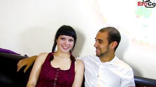 French Women next door try amateur casting