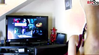 French Women next door try amateur casting