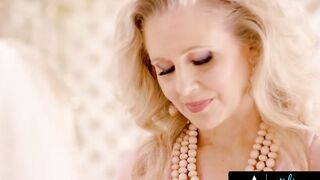 GIRLSWAY Milf Julia Ann Fucks Bride-To-Be Carolina Sweets Skank two