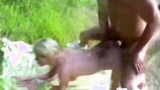 Perfect Bae Hottie at the park takes my shaft