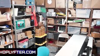 Tanned Bombshell Kat Arina Caught Shoplifting Inside A Store And Punished