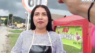 CARNEDELMERCADO - Young Latina Hot Nailed Hard by Stranger's Long Dick