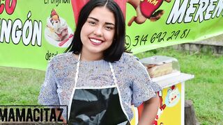 CARNEDELMERCADO - Young Latina Hot Nailed Hard by Stranger's Long Dick