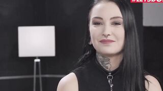 HER LIMIT - 18 Yo Dark Hair Getting The Humongous African Cock
