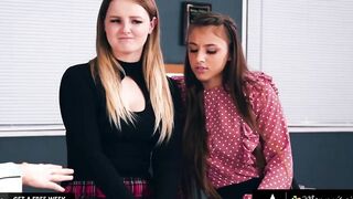 MommysGirl Filthy Step-Daughter Gia Derza has a Three-Way inside Break Room during Internship