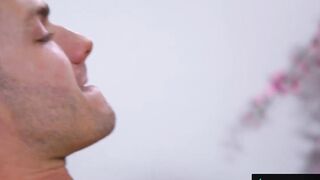 NuruMassage Huge Boobs Maid Comforts Single Man Desperately Horny