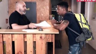 VULGAR HOSTEL - Latina 18 Year Old Lya Missy Sneaky Interracial Banged!