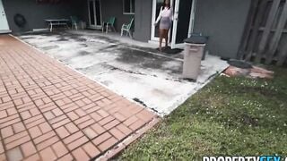 PropertySex Attractive Curvy Latina Real Estate Agent with Filthy Hot Ass Bangs Handyman into Kitchen