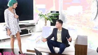 GIRLSRIMMING - Perfect Bae anal satisfaction with voluptuous black Capri Lmonde