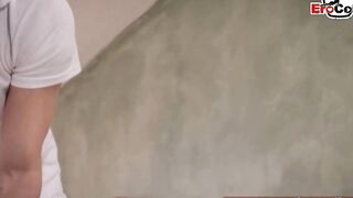 SEX RUBS - BLONDE VULGAR GERMAN GIRL SEDUCED WITH OIL