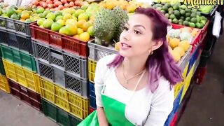MAMACITAZ - (Veronica Leal, Alex Moreno) - Young Latina Picked Up, Oiled