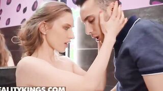 (Jayla De Angelis) Voyeur (Raul Costa) Barricade The Club Restroom Door To