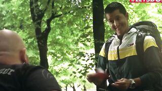 HornyHostel - Surprise Blowjobs Leads to Hot Sex with Blonde Cutie Emily Bae Full Video