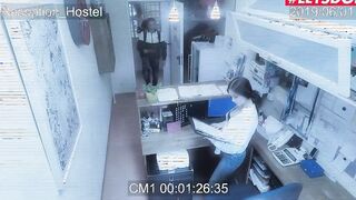 HornyHostel - Surprise Blowjobs Leads to Hot Sex with Blonde Cutie Emily Bae Full Video