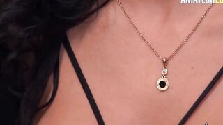 AMATEUREURO - Huge Tit Dark Hair Shaline Devine is a Professional at Rough Anal Sex