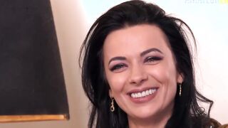 AMATEUREURO - Huge Tit Dark Hair Shaline Devine is a Professional at Rough Anal Sex