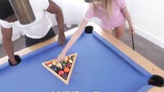 BBCPIE Multiple Pool Table Creampies with Huge Ebony Penis