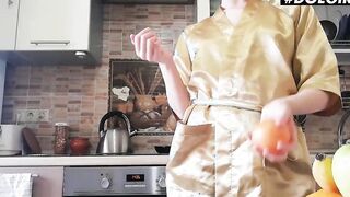 DOEGIRLS - Long Hooters Red Haired Kate Utopia Sucks her Boyfriends Cock