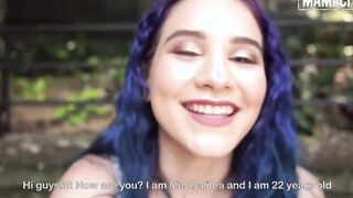 MAMACITAZ - (Min Galilea, Logan Salamanca) - Blue Hair Latina teenie Year Older Drilled