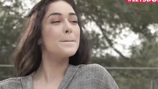 HERLIMIT - Hairy Cunt and Big Booty Ginebra Bellucci has the best Outside Anal Sex - LETSDOEIT