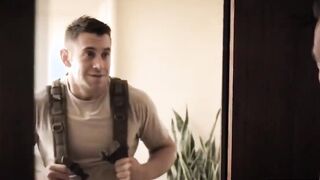 Husband watches his school chick getting sucked by his big boobies