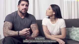 AMATEUREURO - 19 Yo snatch with mouth Falls Inside Love With Gigantic Dick