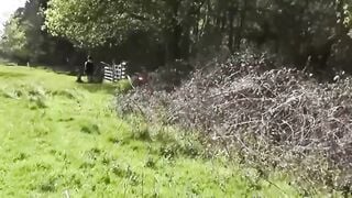 British slut getting public banged!