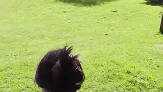 British slut getting public banged!